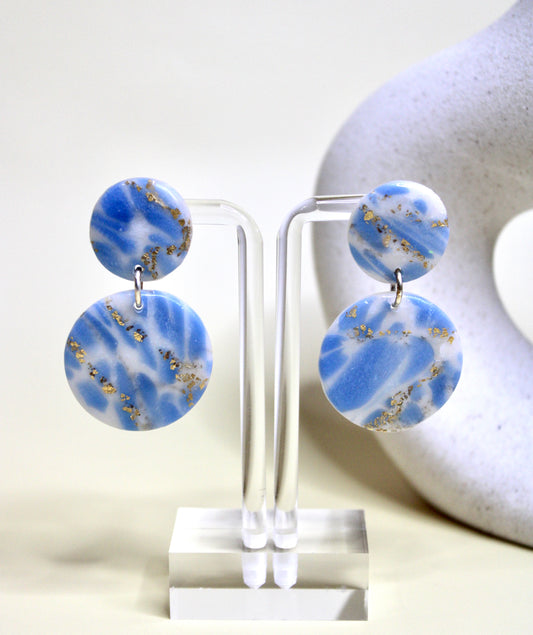 Kate, Handmade lightweight clay earrings and sensitive skin friendly jewelry - Kreativ Studio