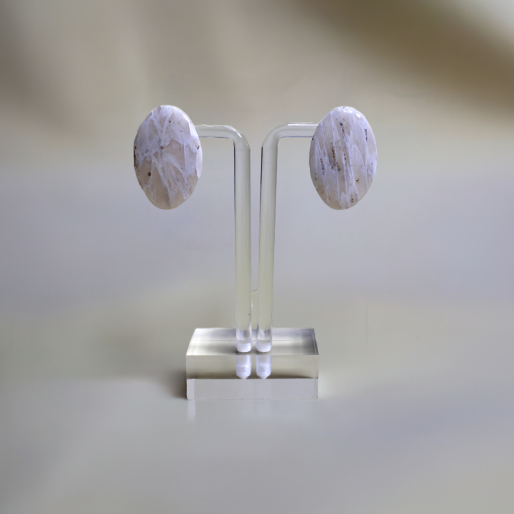 Alice, Artisan-crafted earrings made of lightweight polymer clay and suitable for sensitive skin